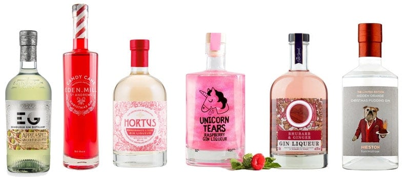 Top 25 Flavoured Gin and Gin Liqueurs for Christmas 2018